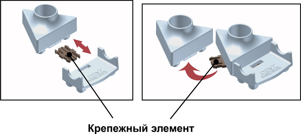 Крепеж для подставки